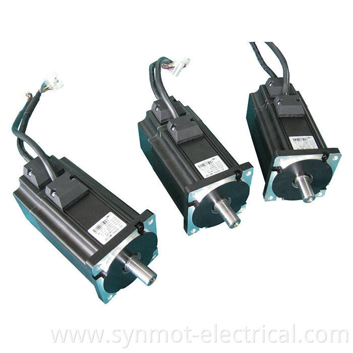 Synmot 80mm 220V 0.75kW 4.8N.m reduce 3-phase synchronous kit generator control small ac servo torque motor